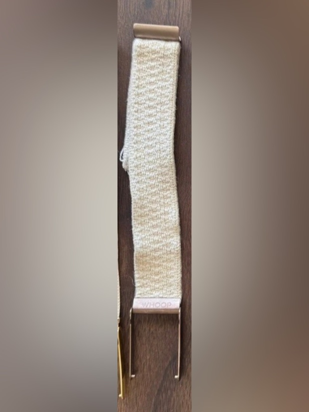 Whoop 4.0 Woven Cream Band